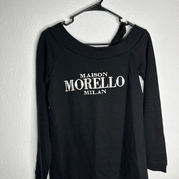 Frankie Morello Black Long Sleeve Top - Picture 2 of 6